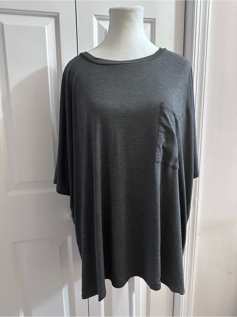 Women’s Zenana Charcoal Oversized Pocket tunic
 Tee